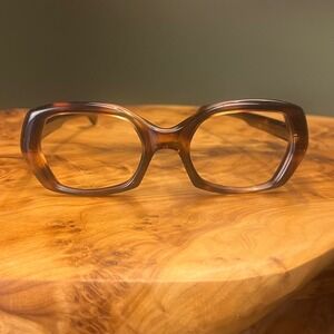 Vintage Universal Optical UOC 2150 Tortoise Shell Square Eyeglass Frames 50/20